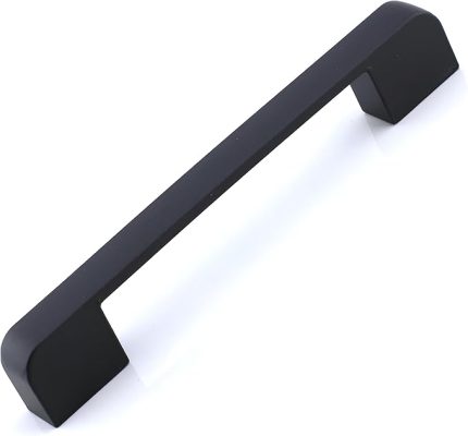 Adet Radus Siyah Metal Kulp 96 mm - 9.6 cm Mobilya Çekmece Mutfak Dolabı Dolap Kulpları Kulbu Kulpu