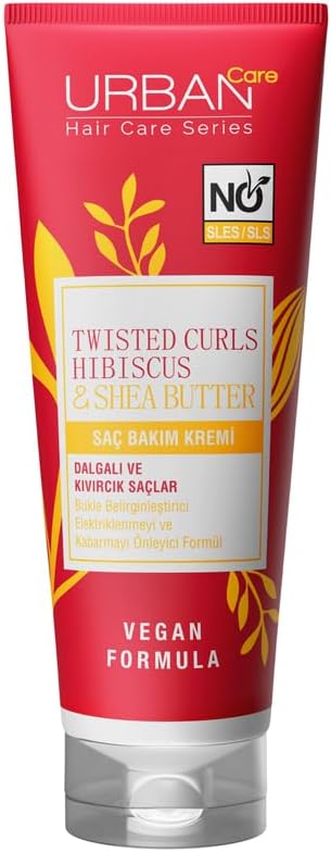 Care Twisted Curls Hibiscus & Shea Butter Kıvırcık ve Dalgalı Saçlara Özel Saç Bakım Kremi Sülfatsız 250 ml- Vegan