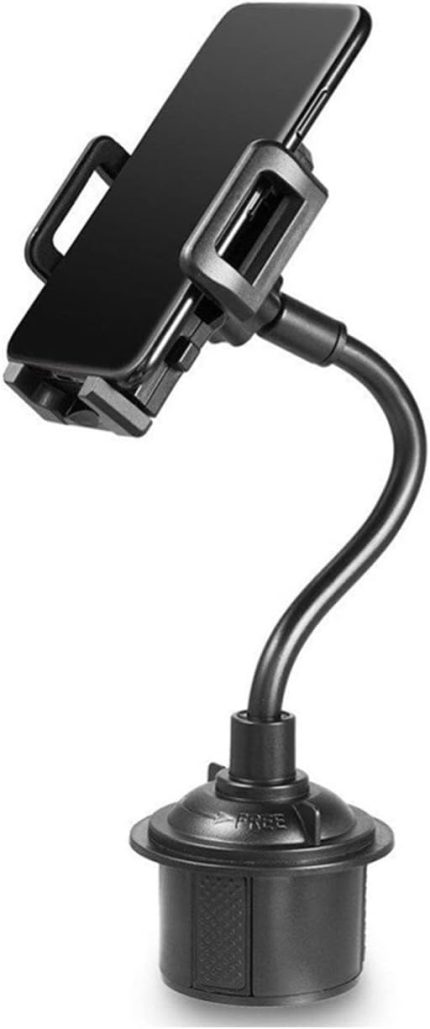 Araç İçi Bardaklıktan Monte Telefon Tutucu Siyah - Model AL2910