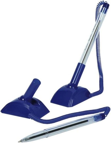 Spiralli Banko ve Masa Kalemi 1 mm. Mavi BK2401