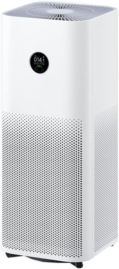 Smart Air Purifier 4 EU Hava Temizleyici, HEPA Filtre, OLED Ekran, ‎25 x 25 x 55.5 cm, Beyaz