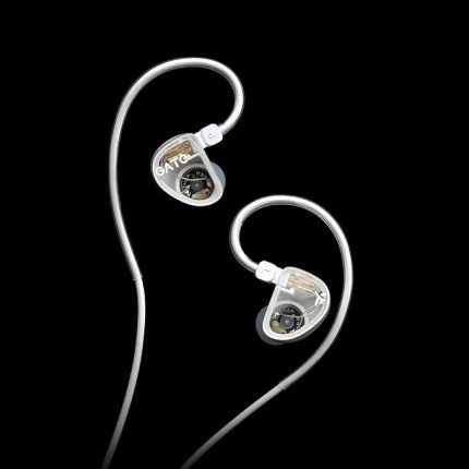 Gate In-ear Monitor w/Mic | Beyaz | Sahne, Stüdyo veya Odyofil için Kulak içi/In-Ear Kablolu Monitör Kulaklık (Mikrofonlu versiyonu)
