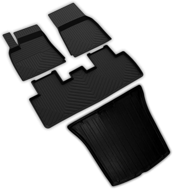 Model Y Juniper ile Uyumlu Ferrous 4D Paspas ve 3D Bagaj Havuzu 2025 ve Üstü