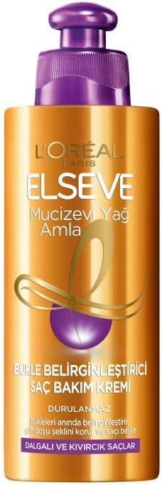 PARIS Elseve Mucizevi Amla Yağı Bukle Belirginleştirici Saç Bakım Kremi 200 ml