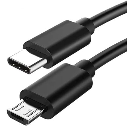 4442 Type-C to Micro USB Çevirici Dönüştürücü Kablo 80 cm TypeC (USB-C) → Micro USB dönüşüm 480 Mbps’ye kadar veri aktarım hızı Ters takılabilir Type C uç tasarımı