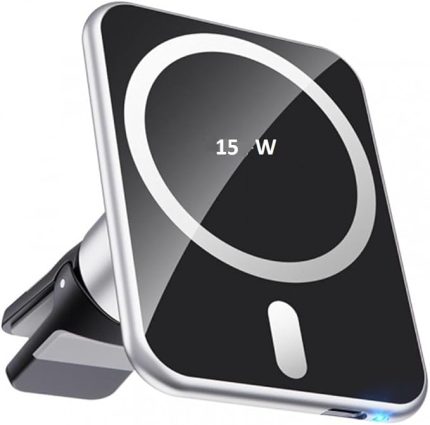HP-A07 15W Kablosuz Şarj Araba Telefon Tutucu Ayarlanabilir Havalandırma Için Magsafe Yüksek Kalite Tutucu Premium