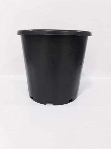 Üretim Saksısı 5 Adet 20X25 Cm 6,4 Lt Plastik Saksı Siyah Üretim Saksı Bitki Saksısı