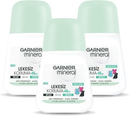 3'lü Mineral Lekesiz Koruma Roll-On Deodorant Seti