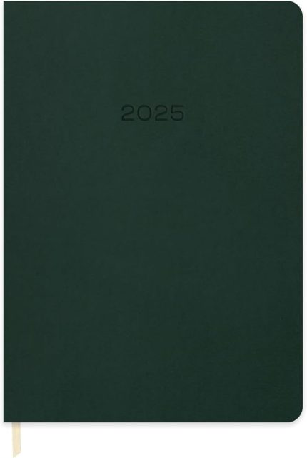 Color 2025-16 * 24 Günlük Termo Deri Ajanda-Yeşil