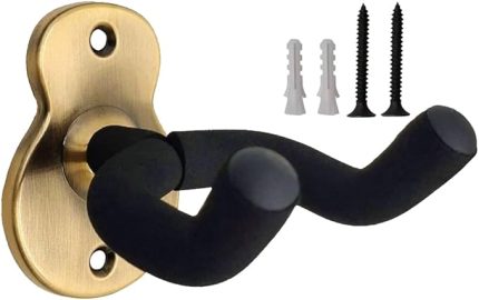 Gitar askısı duvar askısı evrensel ekran rafı U şeklinde gitar tutucu kancası kolay kurulum müzik enstrümanı aksesuarı