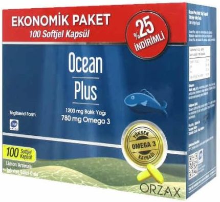 Plus 1200 Mg Omega3 Balık Yağı 50 Kapsül 2 Adet P10930