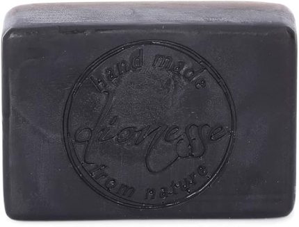 100% Doğal Siyah Kil Okaliptüs Sabunu - 120 gr | Erkek Saç ve Sakal Bakımı, Cilt Ferahlatıcı, Sebum Dengeleyici