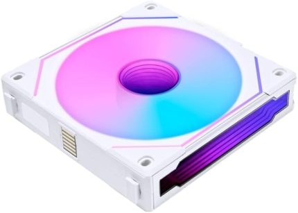 LI UNI FAN SL-INFINITY REVERSE 120mm RGB Beyaz Kasa Fanı