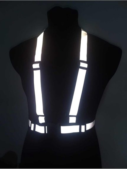 Caro (136) Motorsiklet Reflektörlü Yelek Scooter Reflektör Yelek Bisiklet Reflektif Yelek ile uyumlu