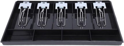 Plastik Çekmece Içi Para Düzenleyici 5 Banknot 4 Bozuk Para Gözlü 40,5 X 24,5 X 3,5cm