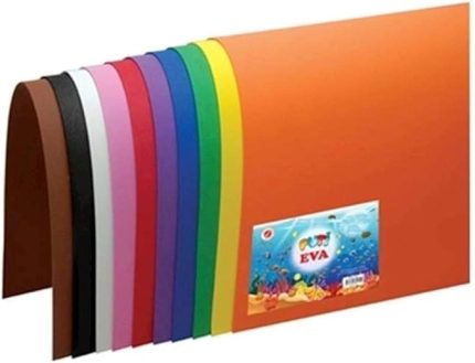 Eva Yapışkanlı 20x30 Cm 2 Mm 10 Renk