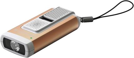 K6R Safety Rose Gold Şarjlı Anahtarlık Fener