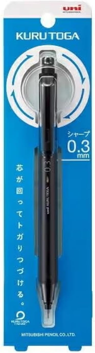 uni Mitsubishi Kurşun Kalem Mekanik Kalem Kurutoga KS 0.3mm Siyah M3KS1P.24