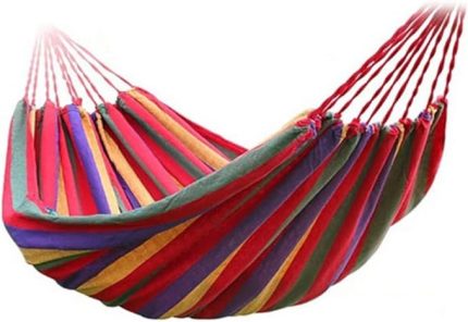1-2 Kişilik Ağaç Askılı Kumaş Hamak 119,7 kg Kapasiteli Şerit Asma Salıncak Taşınabilir 259 x 81,2 cm Dış Mekan İç Mekan için Taşıma Çantalı