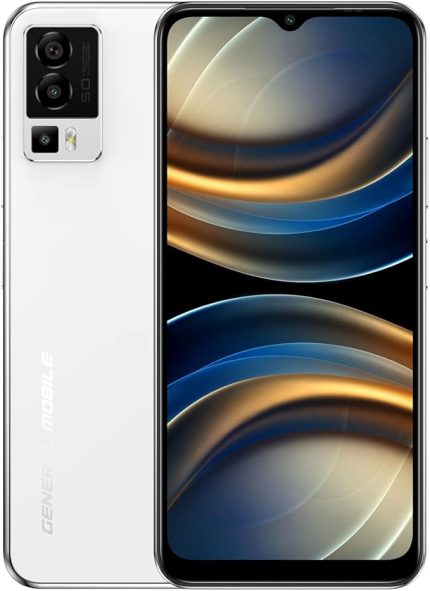 MOBILE GM 23, 8 GB RAM Cep Telefonu 4GB RAM4GB Extended RAM, 128 GB Hafıza, Pure White, Çift SIM