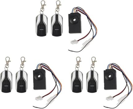 3X Ebike Alarm Sistemi 36 V 48 60 72 İki Anahtarı ile Elektrikli Bisiklet/Scooter Ebike/Fırçasız Denetleyici