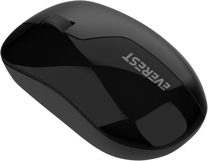 SMW-973 Siyah Usb 2.4Ghz Gölge Desenli Kablosuz Mouse (SİYAH/SİYAH)