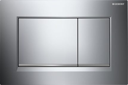 30 Geberit Kumanda plakası, 1 adet, parlak krom/Chrome, 115.883. KH. 1