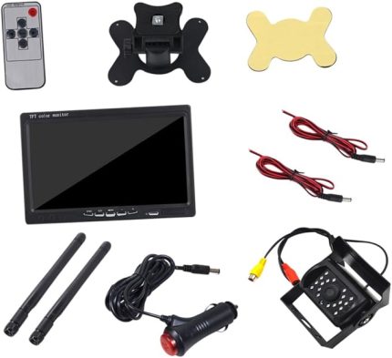 1 Takım Kablosuz Araba Kamerası Kamyon Yedekleme Araba Gece Görüş Kamerası Araba Gece Görüş Monitörü Rv Geri Görüş Kamerası Kablosuz Arka Görüş Monitörü Arka Görüş Kamerası Silgi