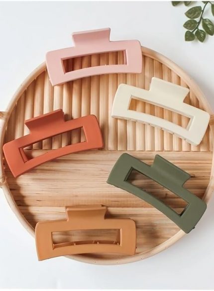 Renkli Kadın Mandal Toka 5'li Set, Kadın Çocuk Mandal Toka, Lastik Toka Seti, Toka Organizer, Toka, Kız Çocuk Toka, Kadife Toka