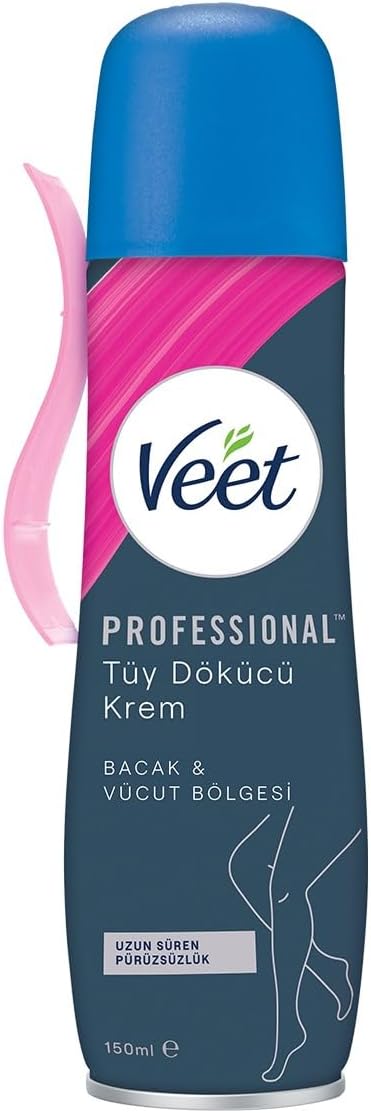 Professional Tüy Dökücü Sprey Krem Hassas Ciltler İçin 150 ml