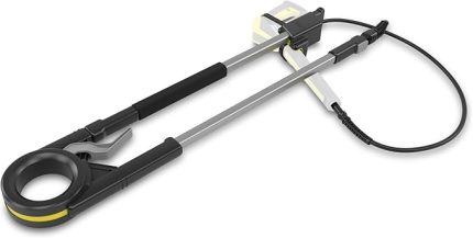 TLA 4 teleskopik püskürtme borusu, ön cephelerin, sundurmaların veya kış bahçelerinin kolay temizlenmesi, teleskopik püskürtme borusu sayesinde yüksek basınçlı temizleyici ile, kademesiz