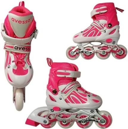 34-37 Poşetli Paten Pembe MDS-8701