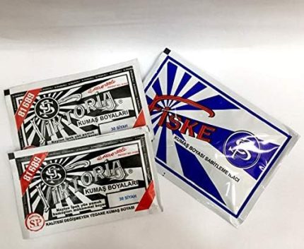 Viktoria Kumaş Boyası Kot Boyası SİYAH + 1AD Fiske