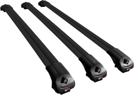 Ford Tourneo Courier 2014-2017 Arası ile uyumlu ACE-1 Ara Atkı Tavan Barı SİYAH 3 ADET BAR