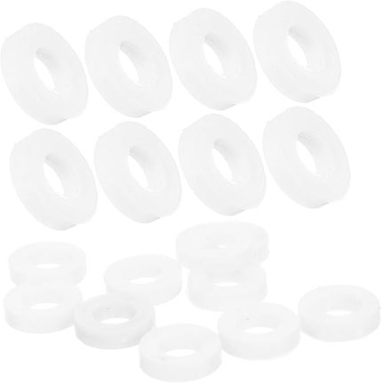 Trampet Davul Rondelaları 20 Adet Perküsyon Enstrüman Pedleri Davul Seti Plastik Rondelalar