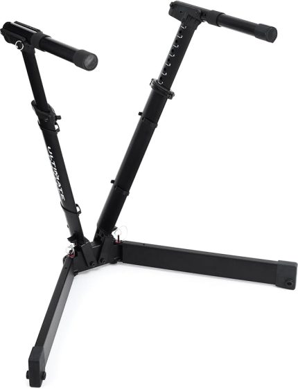 Support VS-88B V-Stand Pro (Black) Dahili Kablo Yönetim Sistemli V-Style Taşınabilir Yüksekliği Ayarlanabilir Org | Klavye Standı | Sehpası - Siyah