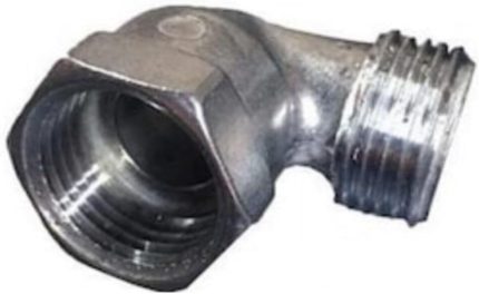 Doğalgaz 1/2" - 1/2" Ocak Dirseği ve bir adet doğalgaz teflon band