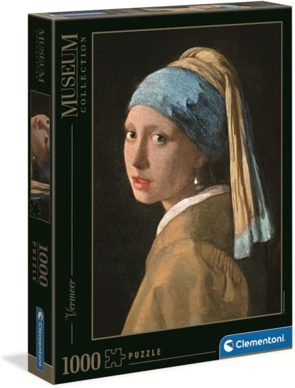 - 1000 Parça Museum Collection Yetişkin Puzzle - Vermeer “Girl With A Pearl Earring”