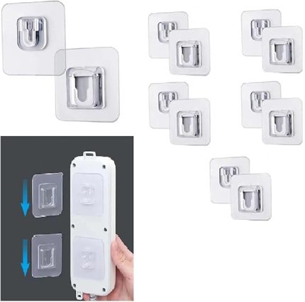 Geçmeli Klips Eşya Sabitleme Askısı 5 Set