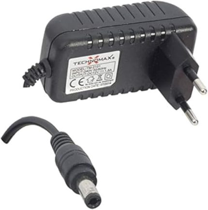PM-8115 12 VOLT - 1.5 AMPER PLASTİK KASA PRİZ TİPİ ADAPTÖR 5.5 * 2.5 UÇ
