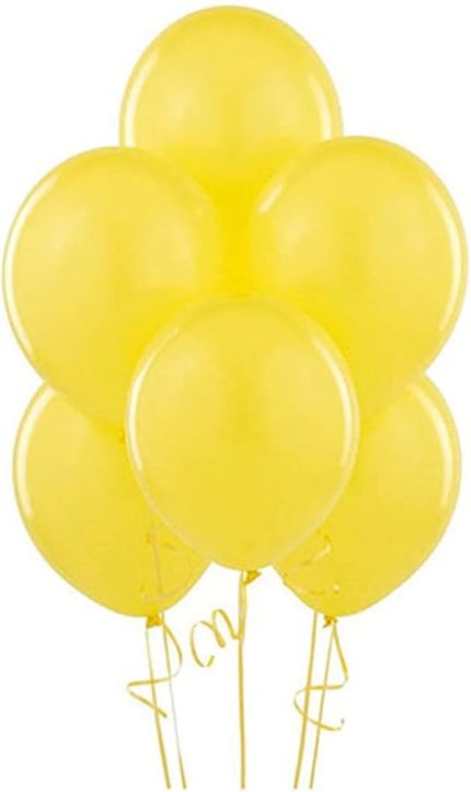 Marifetlerim - Metalik Sarı Balon 12 İnch 10 Adet