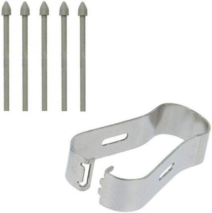 dokunmatik kalem için yedek uçlar, Samsung Galaxy Tab S6, Tab S6 Lite ve Tab S7 ile uyumlu, beyaz, 5 adet