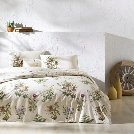 Gaıa Nevresim Takımı Yeşil Çift Kişilik