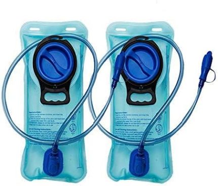 İçecek torbası, su torbası, su torbası, su torbası, spor sırt çantası, hortumlu, BPA içermez, 2 litre, yürüyüş, bisiklet, tırmanma, dış mekan aktiviteleri için, 2 adet