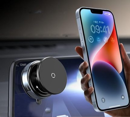 Kablosuz Araç İçi Cep Telefonu Tutucu Araç içi Montaj Süper Güçlü Vakumlu Manyetik Telefon Tutucu K009