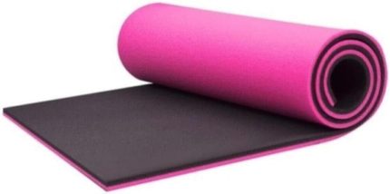 10 mm Pilates Minderi Yoga Matı 180 * 60 * 1cm Pembe Siyah