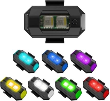 Led Anti Çarpışma Uyarı Işığı 7 Renk/Drone/Araba/Motor/Bisiklet/Kamp