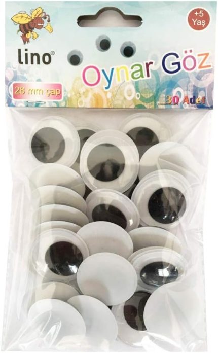 OYNAR GÖZ BÜYÜK BOY 28 mm 30 LU RBZ-028