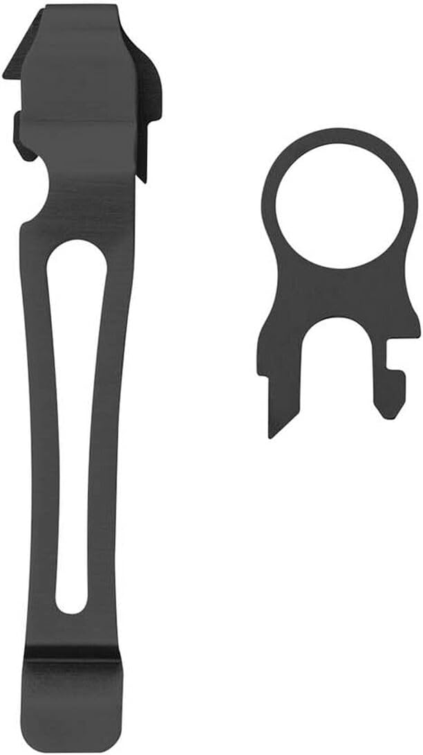 Pocket Clip & Lanyard - Cep Klipsi ve Kordon Halkası - Siyah