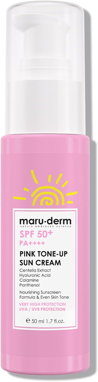 SPF 50+ Pembe Ton Eşitleyici Güneş Kremi 50 ml